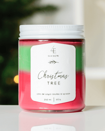 Chandelle Sapin de Noël - Bébé LoupMaison 4 Éléments