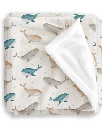 Chant de baleine Doudou câlins - Bébé LoupOléoops