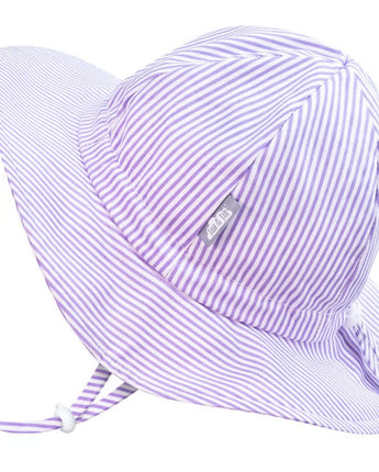 Chapeau Cotton Floppy Rayures mauves - Bébé LoupJan & Jul