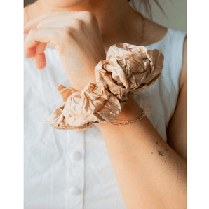 Chouchou géant Champagne soyeux - Bébé LoupAndi