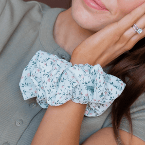 Chouchou géant menthe fleuri - Bébé Loupandi