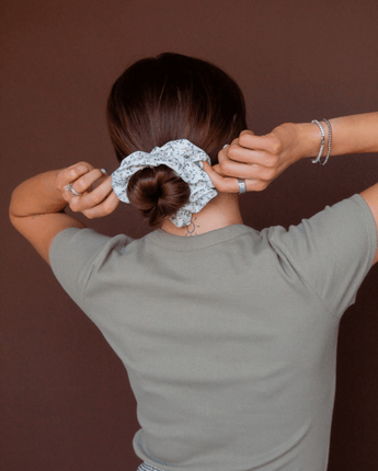 Chouchou géant menthe fleuri - Bébé Loupandi