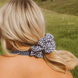 Chouchou géant pied de poule marine - Bébé LoupAndi