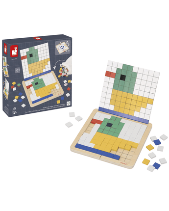 Codes et symétrie Pedago Mosaics - Bébé LoupJanod