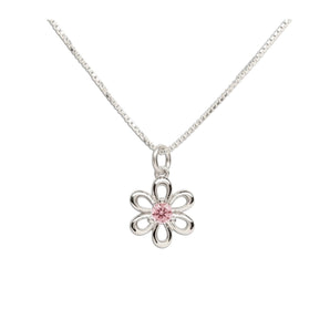 Collier marguerite rose - Bébé LoupCherished moments