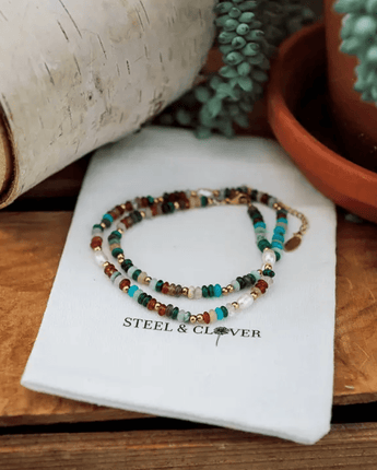 Collier Marie - Reine - Bébé LoupSteel & Clover