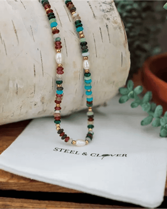 Collier Marie - Reine - Bébé LoupSteel & Clover