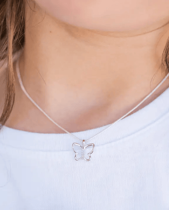 Collier papillon 3 pierres - Bébé LoupCherished moments