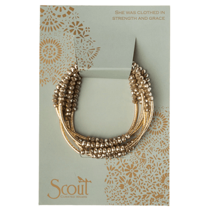 Collier/bracelet Wrap or - Bébé LoupScout curated wears