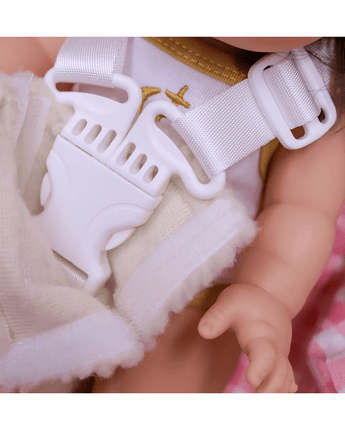 Coquille pour poupée - moutarde - Bébé LoupTiny Harlow