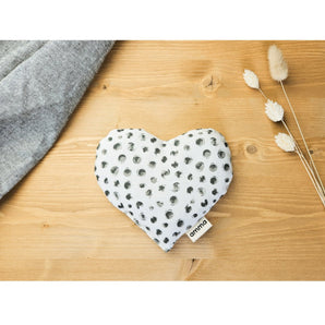 Coussin réconfort pour bébé - Picoté noir et crème - Bébé LoupAmma Thérapie