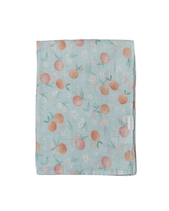 Couverture de mousseline Pêches - Bébé LoupLoulou Lollipop