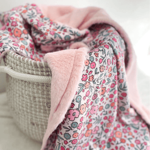 Couverture minky/fourrure Keylia - Bébé LoupCréation Jade