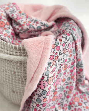 Couverture minky/fourrure Keylia - Bébé LoupCréation Jade