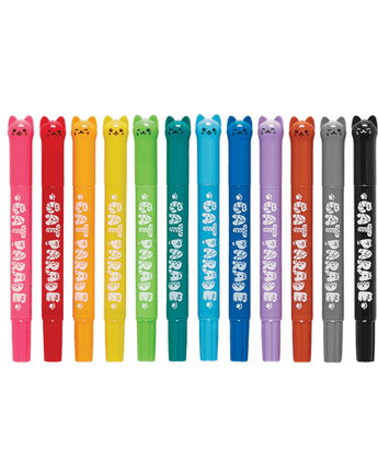 Crayons aquarellables Cat parade - Bébé LoupOoly