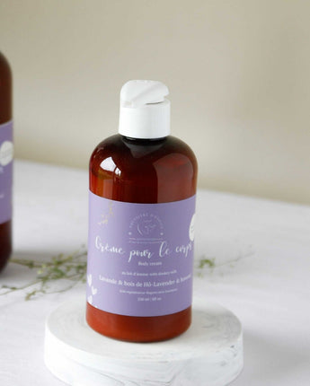 Crème pour le corps Lavande bois de hô 250 ml - Bébé LoupSavonnerie Poussière d'Étoile