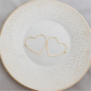 Créoles en coeur - Bébé LoupOh So Lovely