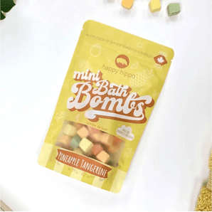 Cubes de bain Ananas et tangerine - Bébé LoupHappy hippo