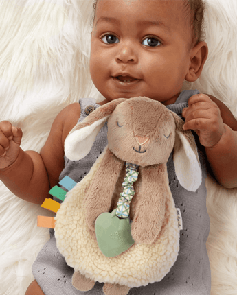 Doudou peluche Billie lapin taupe - Bébé Loupitzy Ritzy