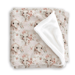 Éléphanteau Doudou câlins - Bébé LoupOléoops