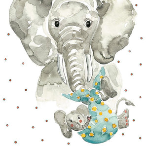 Elias1 Carte de souhait - Bébé LoupStéphanie Renière illustrations