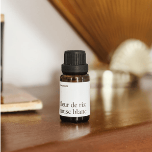 Fragrance 15ml Fleur de riz musc blanc - Bébé LoupMarée Chandelles