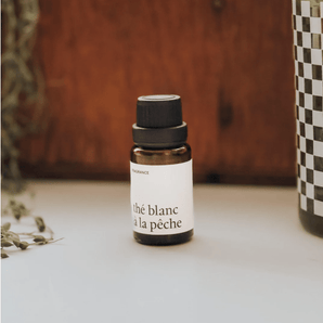 Fragrance 15ml Thé blanc à la pêche - Bébé LoupMarée Chandelles