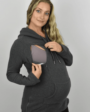 Haut à capuchon Franckie maternité/allaitement - Bébé LoupElla Bella