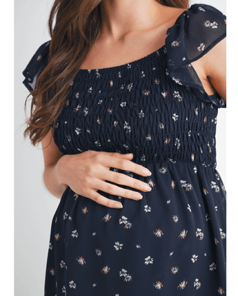 Haut maternité nid d'abeille manches flottantes - Bébé LoupHello Miz