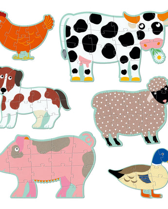 Honoré et ses amis Puzzle 9,12,15 pièces - Bébé LoupDjeco