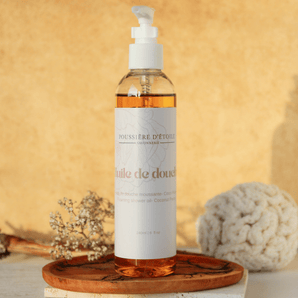 Huile de douche Coco pivoine - Bébé LoupSavonnerie Poussière d'Étoile