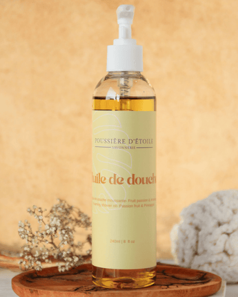 Huile de douche Fruit de la passion et ananas - Bébé LoupSavonnerie Poussière d'Étoile