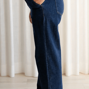 Jeans coupe relaxe indigo - Bébé LoupRose maternité