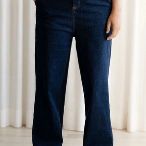 Jeans coupe relaxe indigo - Bébé LoupRose maternité