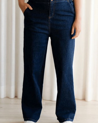 Jeans coupe relaxe indigo - Bébé LoupRose maternité