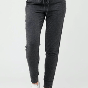 Jogger en jersey bio gris charcoal - Bébé LoupRipe