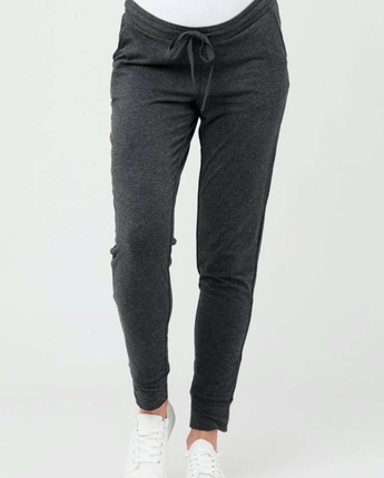 Jogger en jersey bio gris charcoal - Bébé LoupRipe