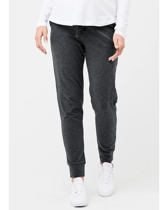 Jogger en jersey bio gris charcoal - Bébé LoupRipe