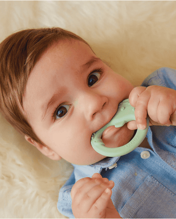 Jouet de dention Trio sauge - Bébé LoupB.Box