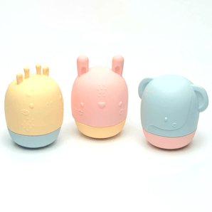 Jouets de bain silicone pastel - Bébé LoupLoulou Lollipop