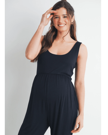 Jumpsuit col rond noir - Bébé LoupHello Miz