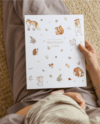 Livre bébé Animal douceur - Bébé LoupLe petit tableau noir