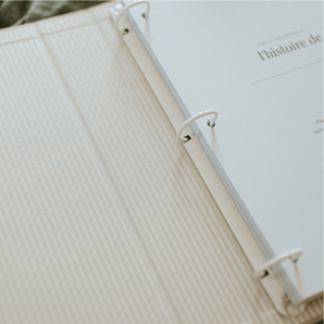 Livre bébé lin beige - Bébé LoupLe petit tableau noir