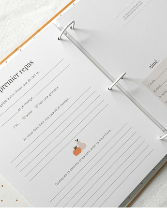 Livre bébé ocre - Bébé LoupLe petit tableau noir