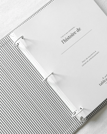 Livre bébé tissu gris - Bébé LoupLe petit tableau noir