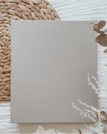 Livre bébé tissu gris - Bébé LoupLe petit tableau noir