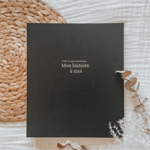 Livre bébé tissu noir - Bébé LoupLe petit tableau noir