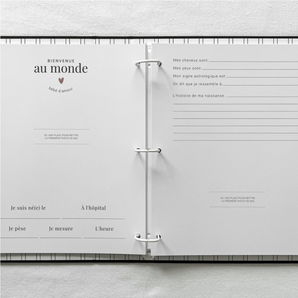 Livre bébé tissu noir - Bébé LoupLe petit tableau noir