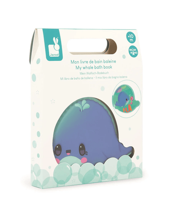 Livre de bain Baleine - Bébé LoupJanod