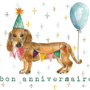 Lucien1 Carte de souhait - Bébé LoupStéphanie Renière illustrations